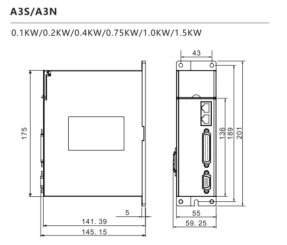 A3S标准型伺服驱动器-PLC_伺服_HMI_折弯系统_ng电子游戏（官网）-ng电子游戏（官网）- PLC丨伺服丨运动控制器丨人机界面HMI丨控制系统